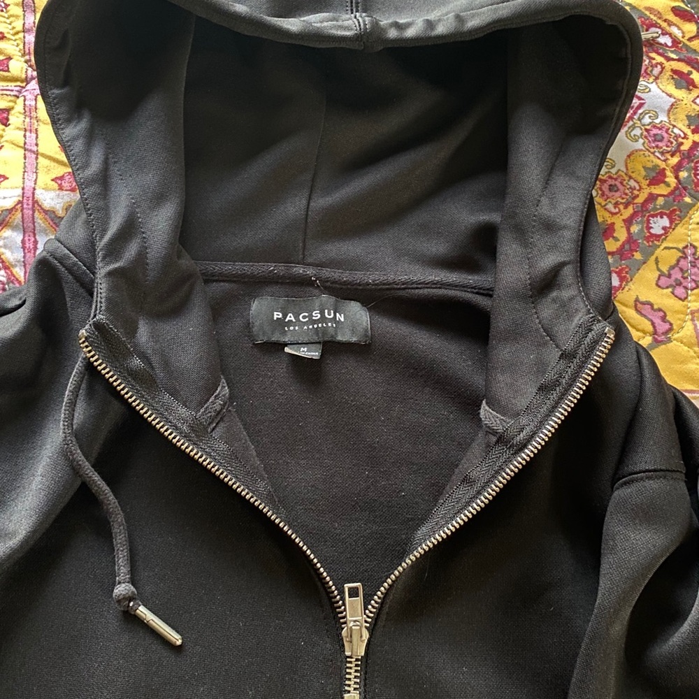 Pac sun black drawstring hoodie